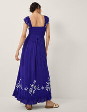 Ardra Embroidered Maxi Sundress, Blue (BLUE), large