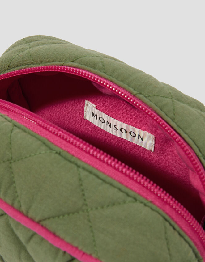 Mini Quilted Make Up Bag, , large