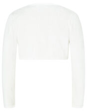 Colette 3D Flower Cardigan in Organic Cotton, , large
