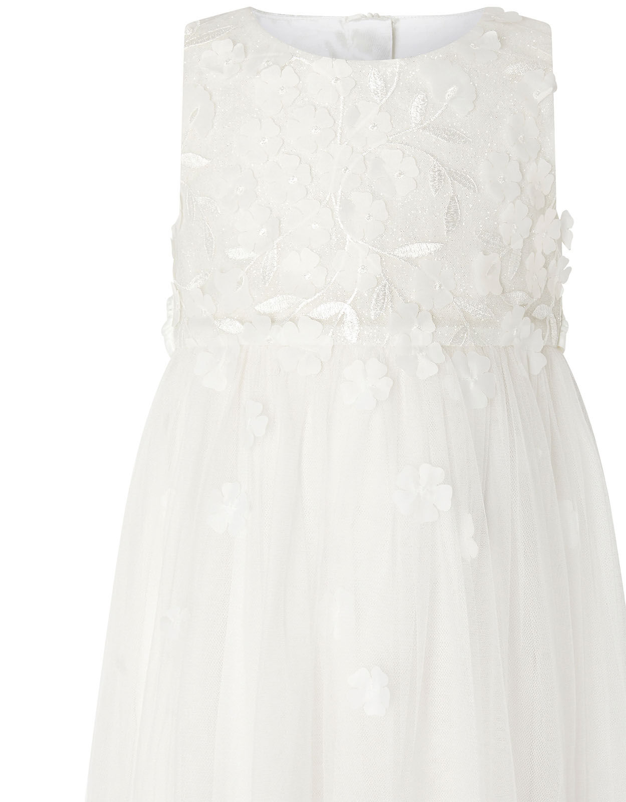 Petunia 3D Petal Maxi Dress Ivory