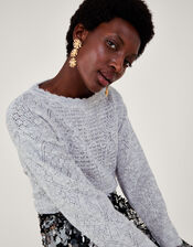 Clo Cornelli Jumper, Grey (GREY), large
