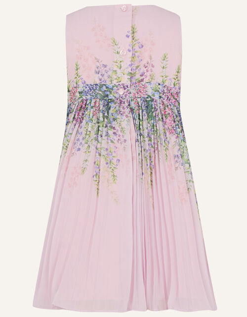 Baby Floral Print Chiffon Dress, Pink (PINK), large