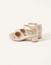 Dazzle Flower Two-Part Heels, Pink (PINK), large