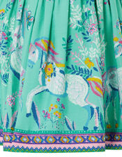 Alexa Unicorn Skirt in Recycled Fabric, Blue (AQUA), large