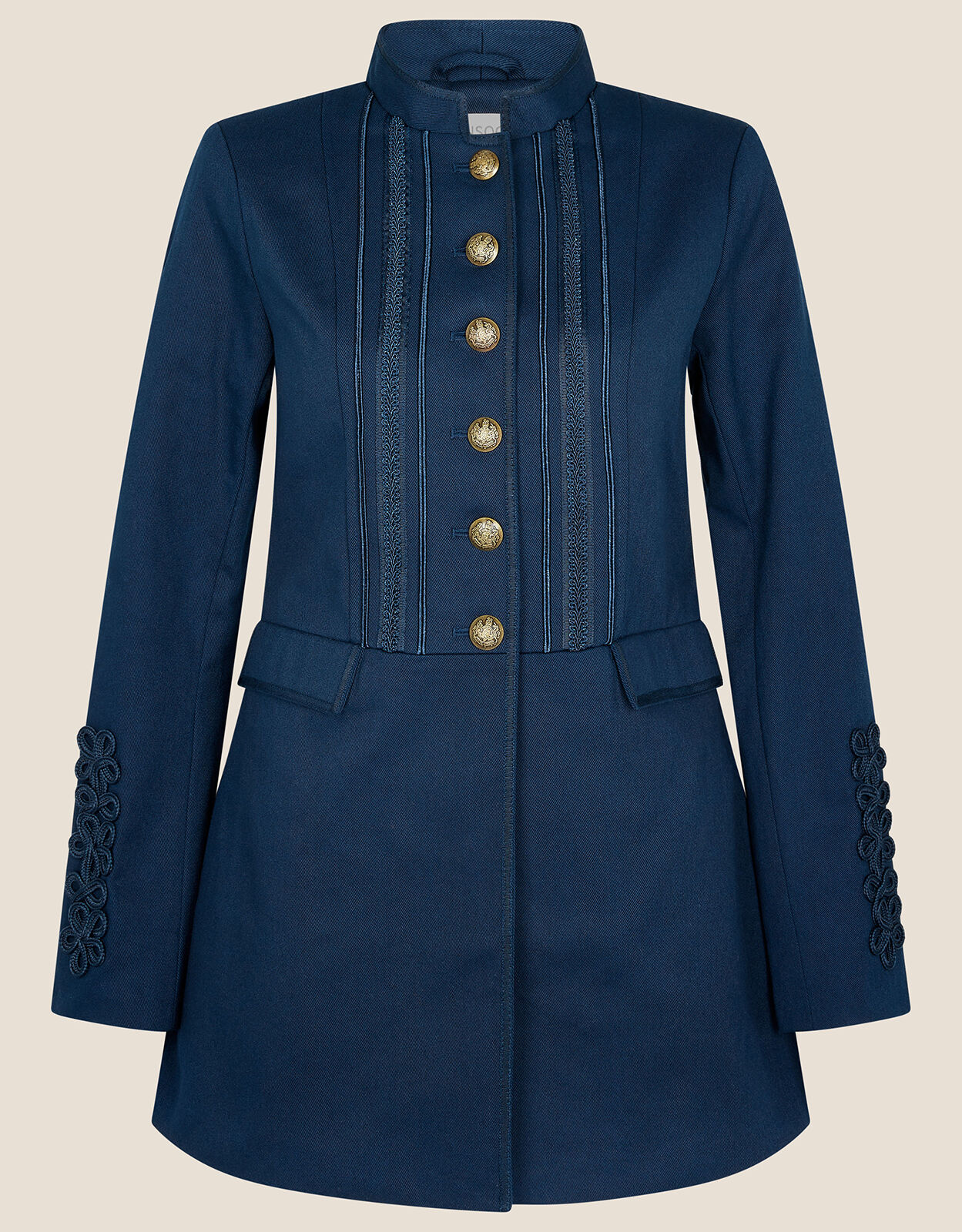 Maura Military Blazer Blue Women s Jackets Monsoon ROI
