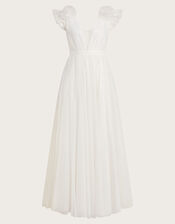 Gabriella Tulle Maxi Wedding Dress, Ivory (IVORY), large
