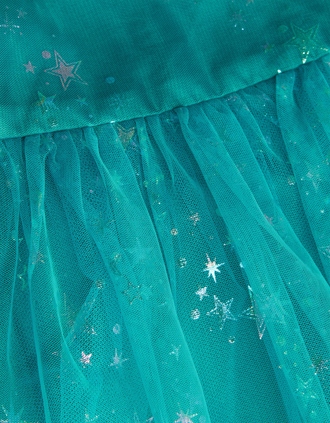 Ombre Star Dress Teal