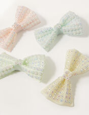 Dazzle Bow Clip Set, , large