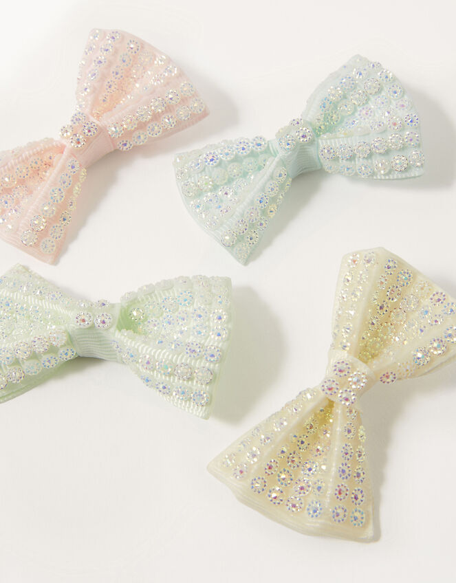 Dazzle Bow Clip Set, , large
