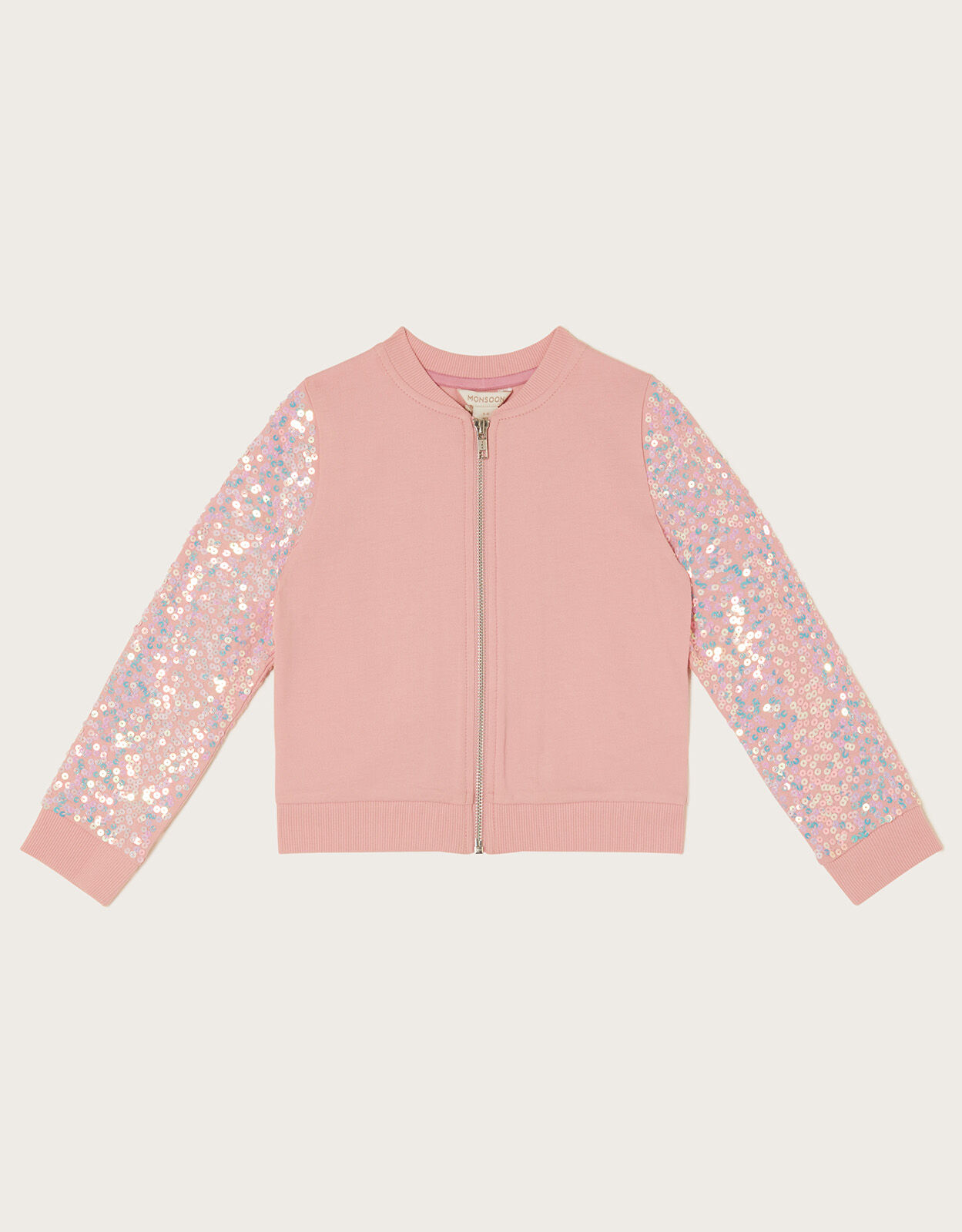 Girls unicorn bomber jacket top