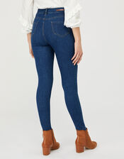 Iris Skinny Jeans with Organic Cotton and Recycled Polyester, Blue (DENIM BLUE), large