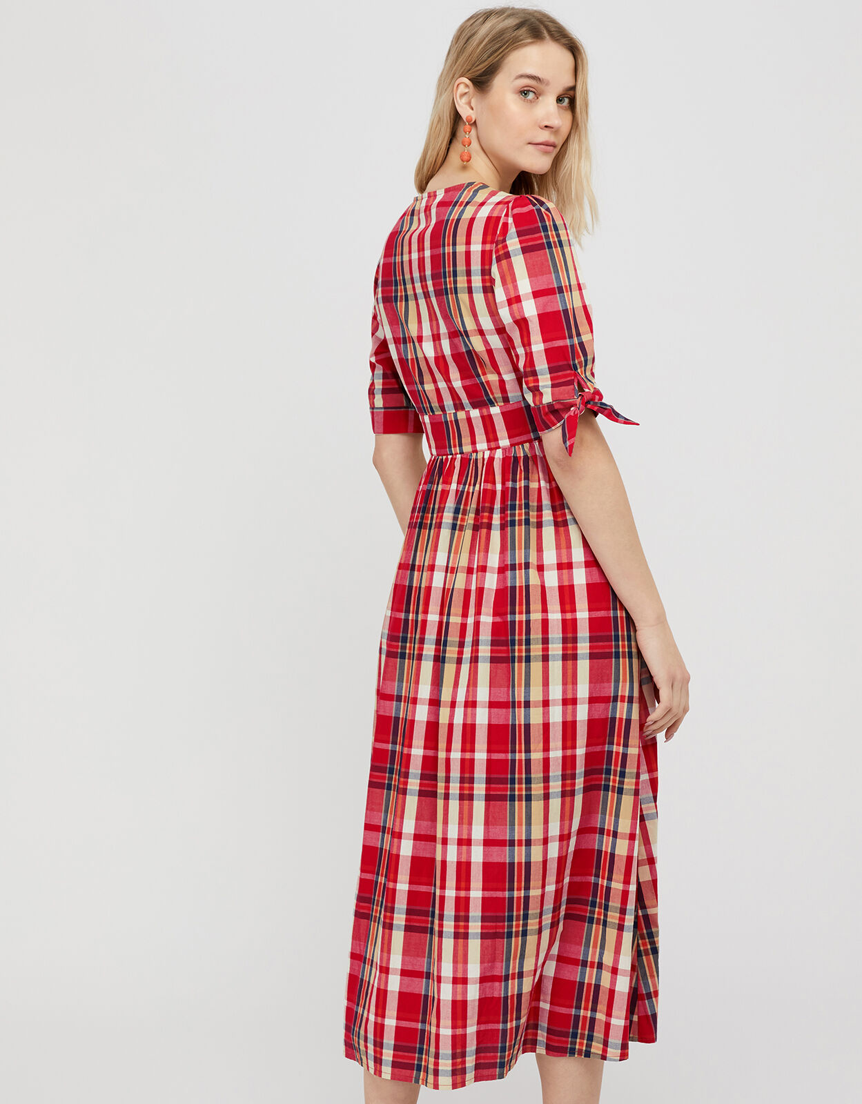 check red dress