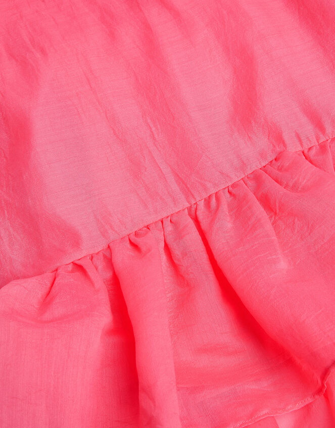 Lottie Frill Swing Party Dress, Orange (CORAL), large