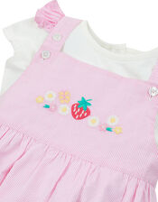 Newborn Baby Maya Strawberry Romper Set, Pink (PINK), large