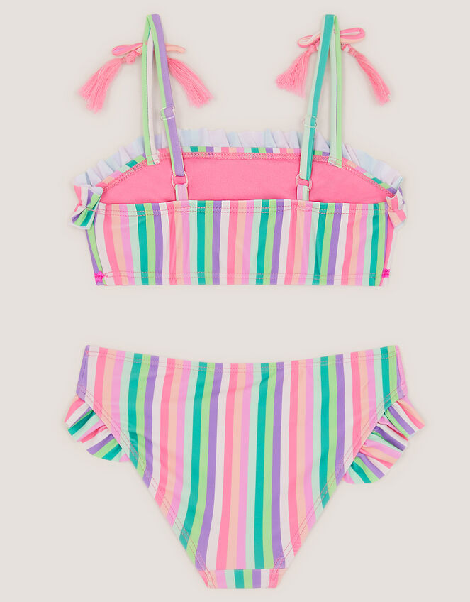 Stripe Bikini Set, Green (GREEN), large