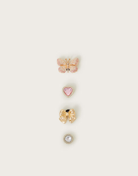 4-Pack Sparkly Gems and Butterfly Clog Charms, , large