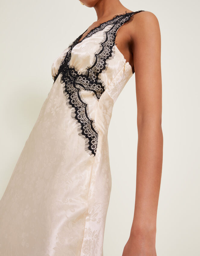 Sandra Slip Dress, Cream (CREAM), large