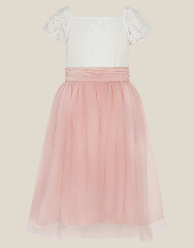 Isla Lace Tulle Bridesmaid Dress, Pink (PINK), large