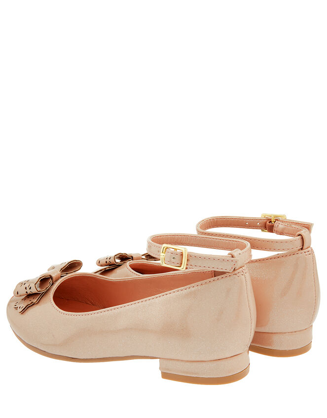 Bailea Shimmer Ballerina Shoes, Natural (CHAMPAGNE), large