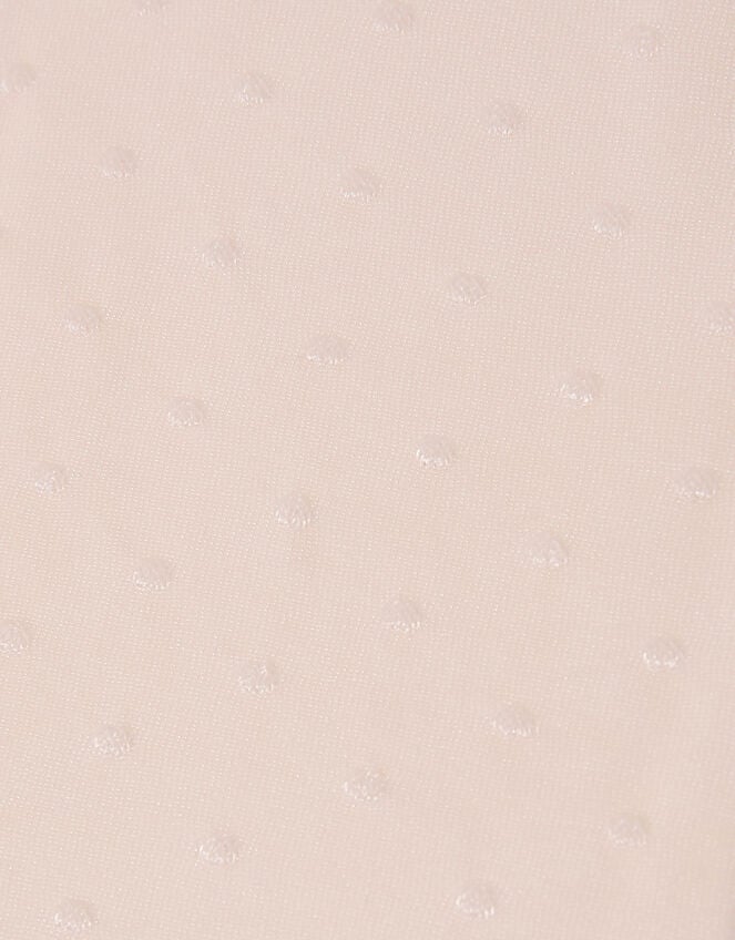 Baby 35 Denier Bridal Spot Tights, White (WHITE), large