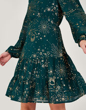 Cassie Zodiac Dress, Teal (TEAL), large