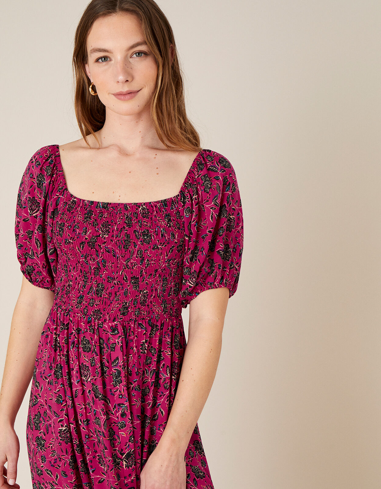 Monsoon floral maxi dress online