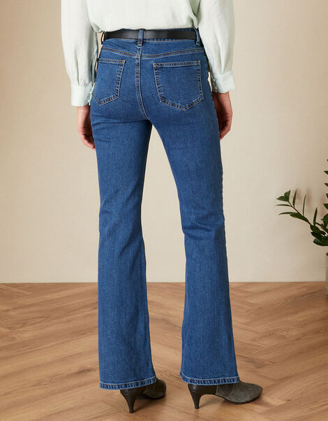 Fifi Flared Jeans Blue, Blue (DENIM BLUE), large