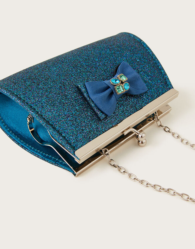 Glitter Bow Mini Bag, , large