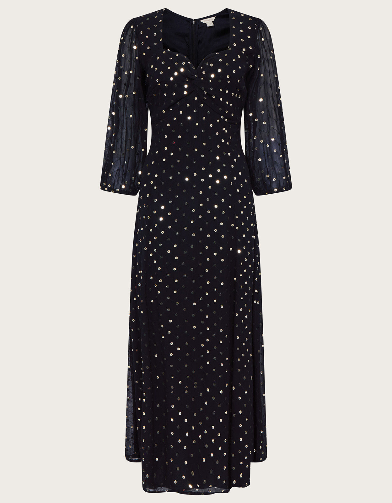 Monsoon black hot sale sequin dress