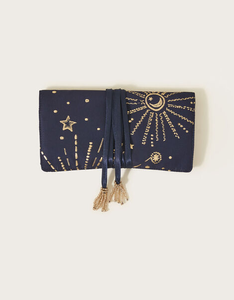 Cassie Starburst Jewellery Roll, , large
