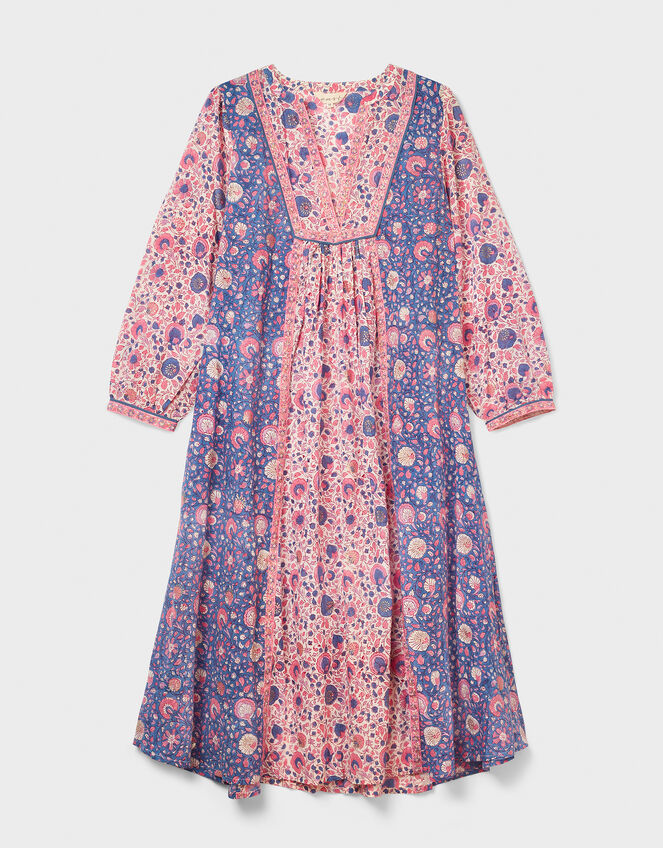 East Imogen Floral Midi Swing Dress, Multi (MULTI), large