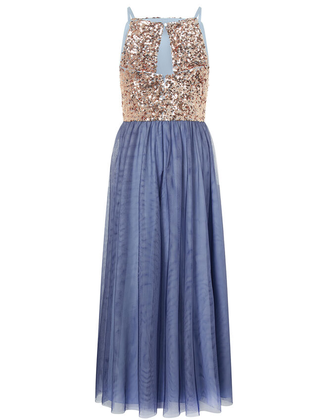 Selena Sequin Maxi Dress, Gold (GOLD), large