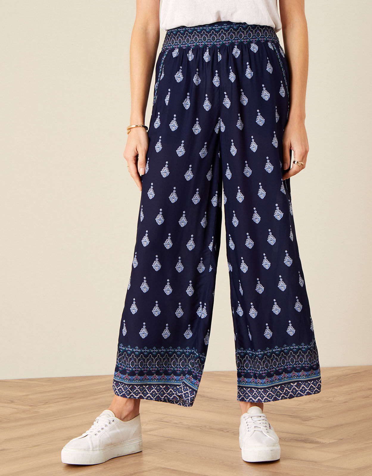 Claudia Print Trousers in LENZING 