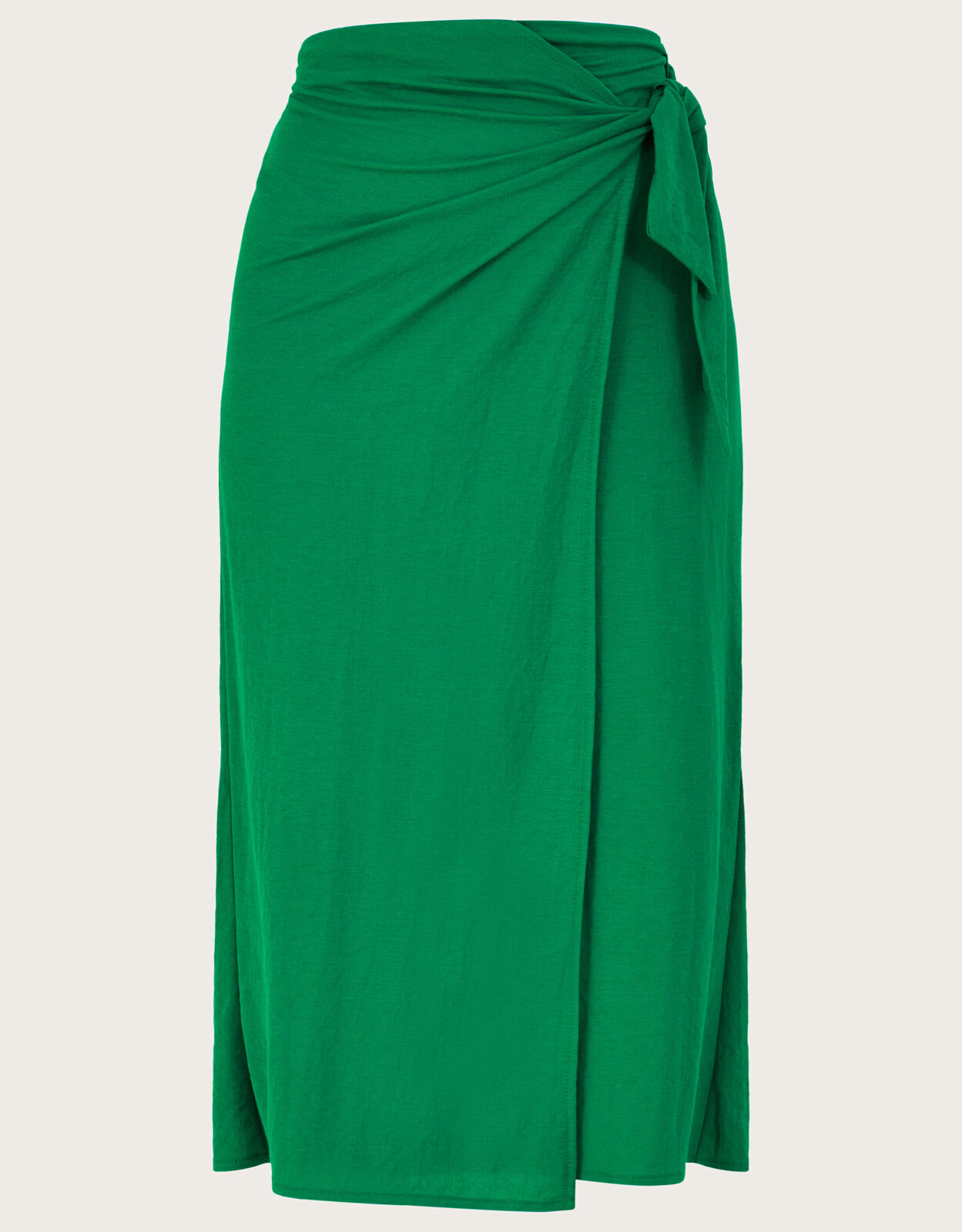 Midi wrap deals skirt green