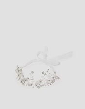 Embellished Wire Flower Crown, , large