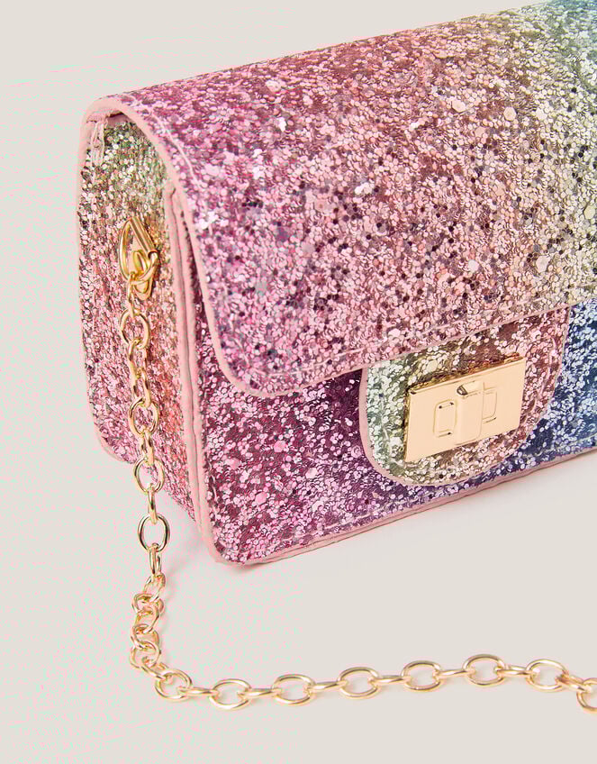Mini Rainbow Glitter Bag, , large
