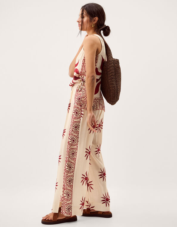 Sunnie Wide Leg Beach Pants, Ivory (IVORY), large