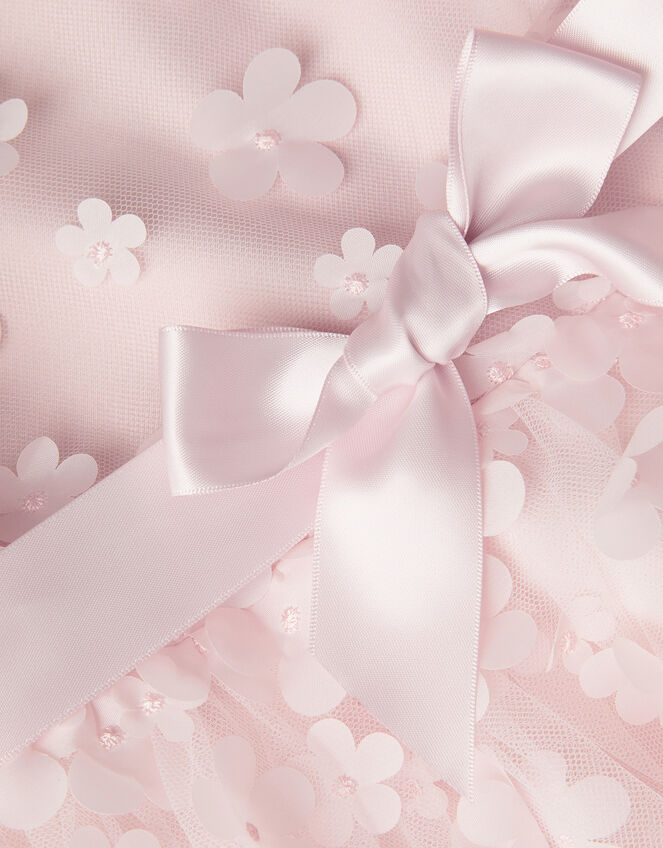 Reya 3D Scuba Bridesmaid Dress, Pink (PALE PINK), large