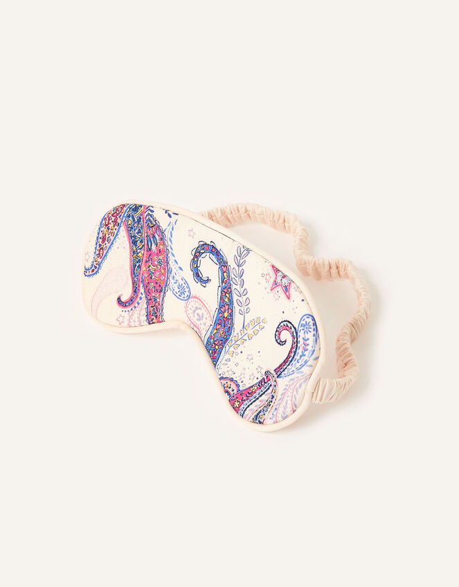 Estelle Paisley Print Eye Mask , , large