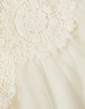 Starla Lace Tulle Dress, Ivory (IVORY), large