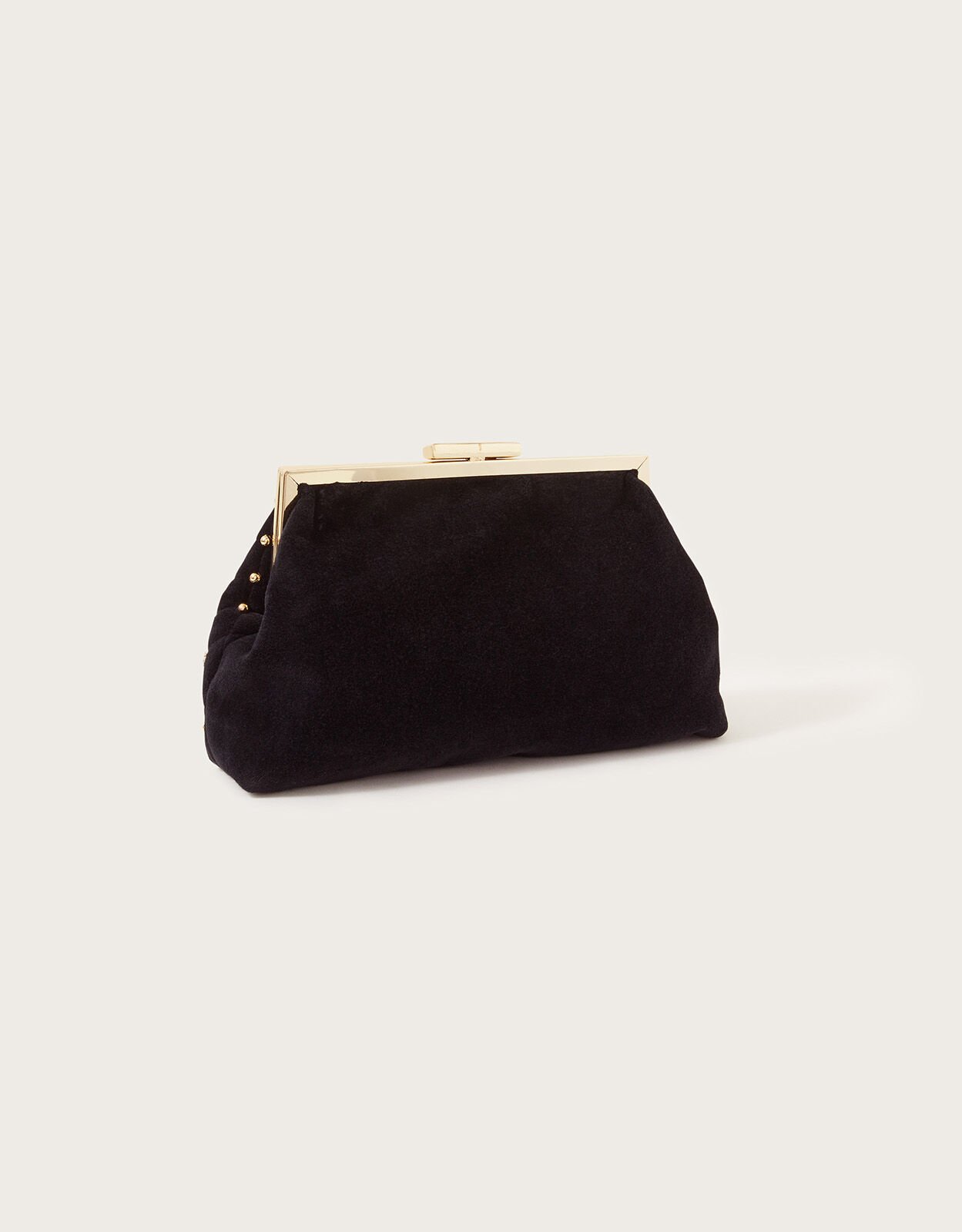 Black best sale embellished clutch