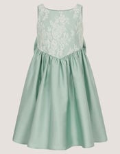 Juno Lace Bodice Party Dress, Green (SAGE), large