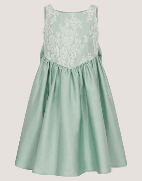 Juno Lace Bodice Party Dress, Green (SAGE), large