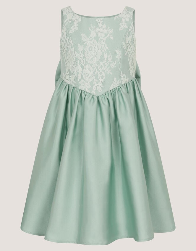 Juno Lace Bodice Party Dress, Green (SAGE), large
