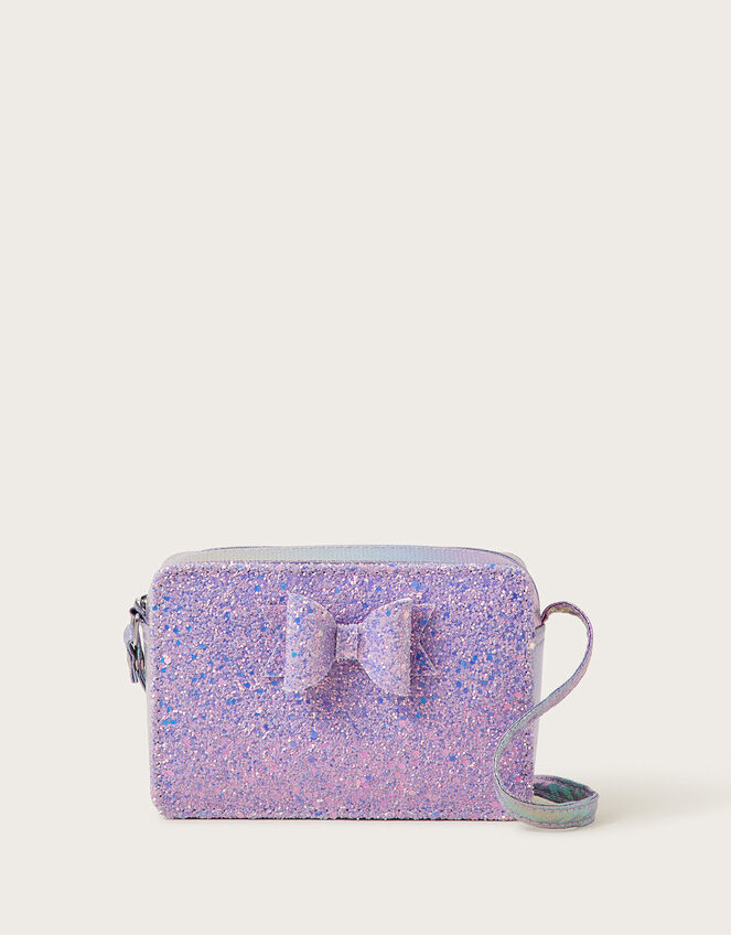 Glitter Bow Bag, , large