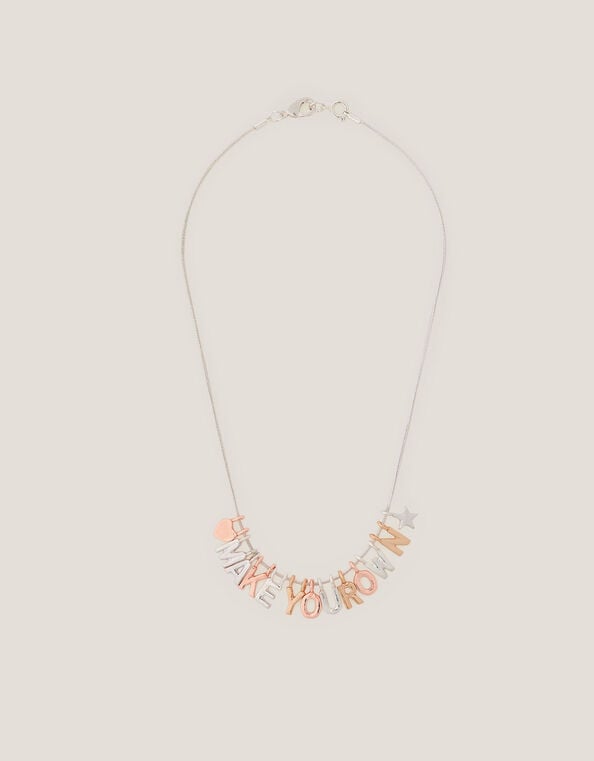 Make Your Own Letter Charm Necklace Set, , large