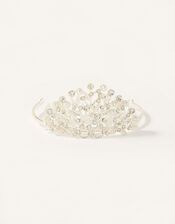 Pearl Flower Tiara Comb, , large