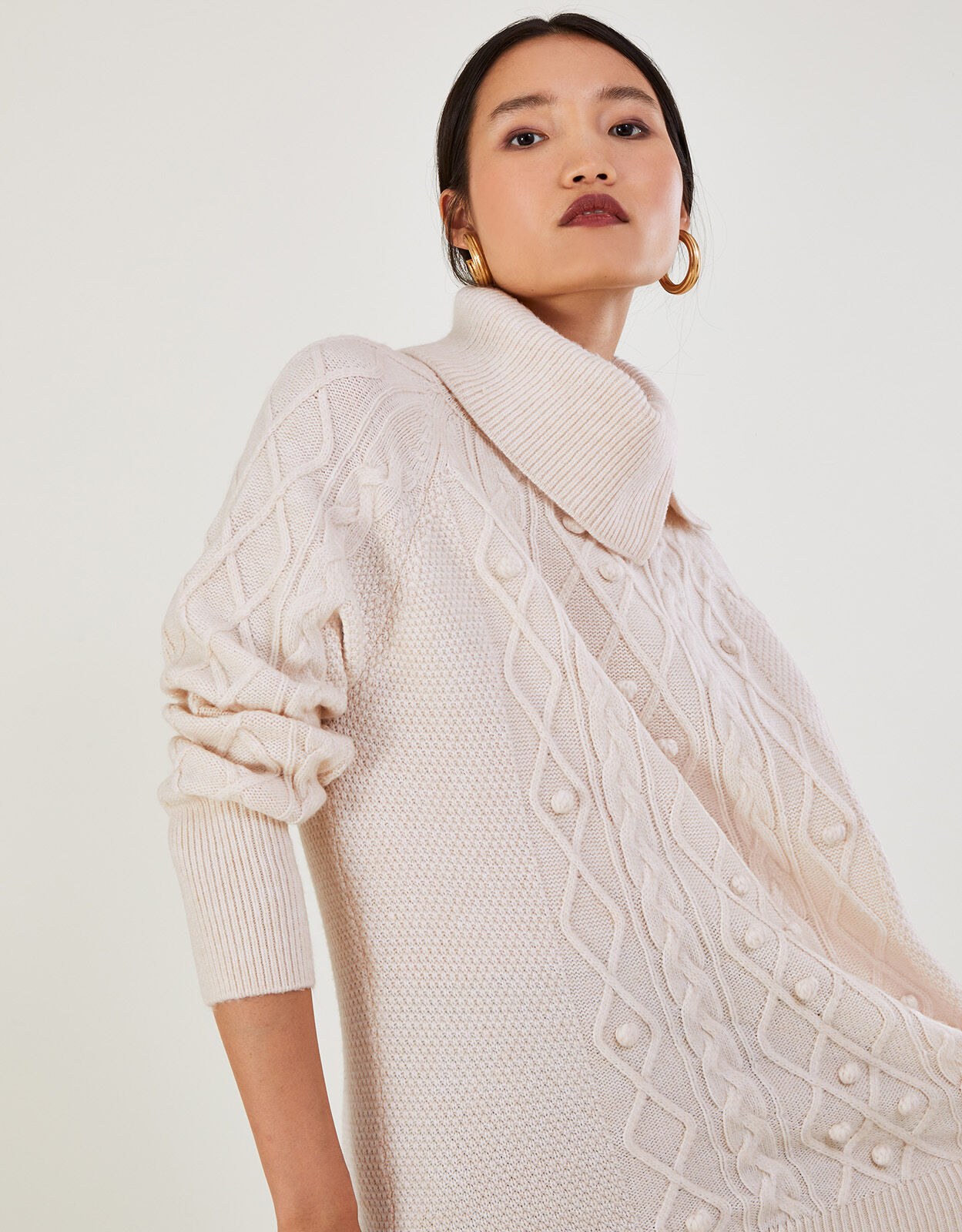White bobble clearance jumper
