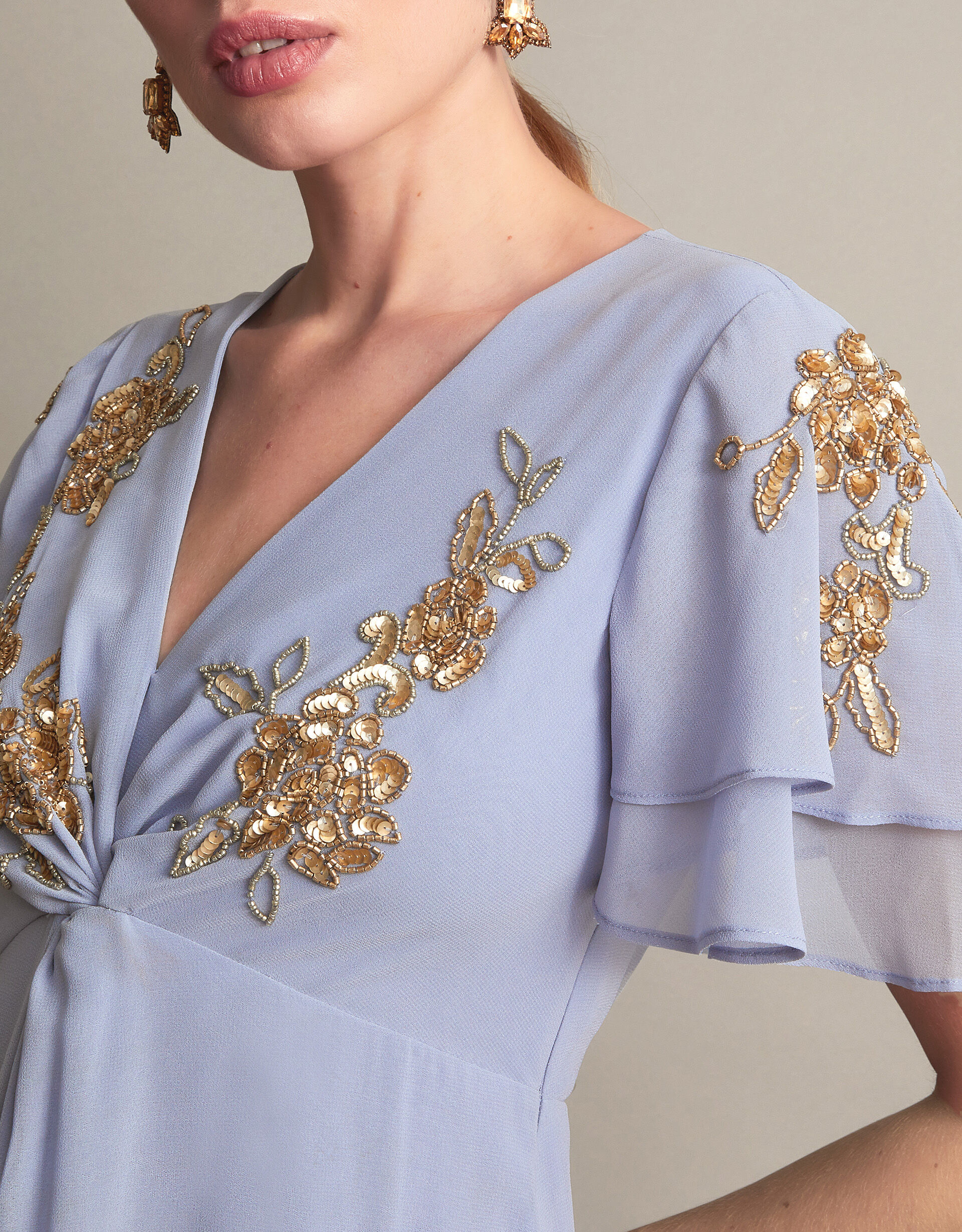 Monsoon blue tatiana embellished maxi dress new arrivals