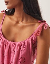 Maud Broderie Dress, Pink (PINK), large